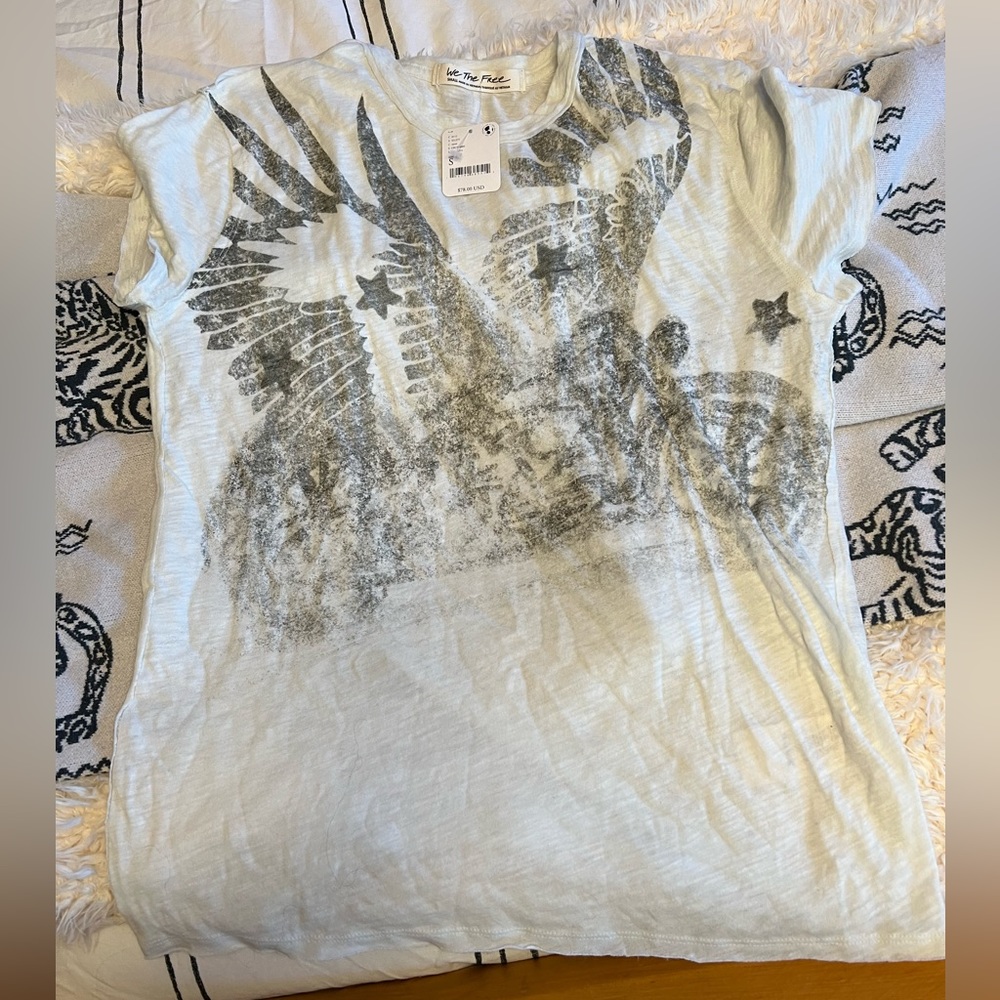 NWT Free People motorcycle t-shirt
